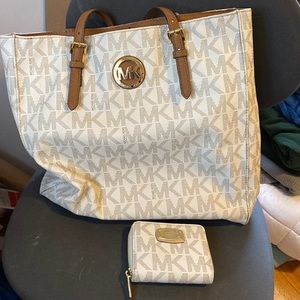 Michael Kors handbag and wallet
